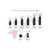 M3 Nylon Spacer Assortment Kit 250Pcs with Screws and Nuts