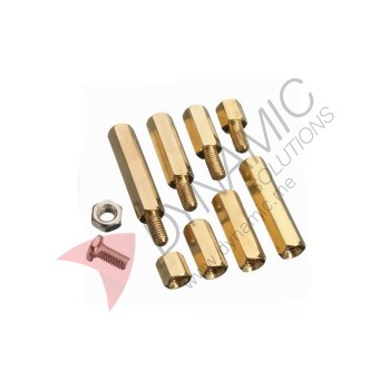 M3 Brass & Stainless Steel Standoff Spacer Kit (120pcs)