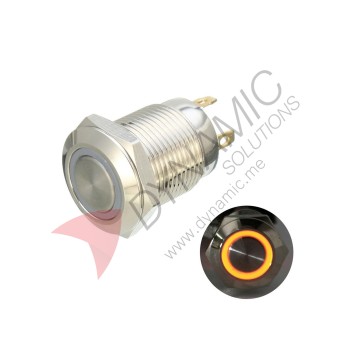 Metal Push Button Switch – Momentary 12V 12mm 4-Pin Metal Push Button Switch – Momentary 12V 12mm 4-Pin