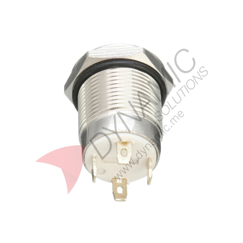 Metal Push Button Switch – Momentary 12V 12mm 4-Pin 