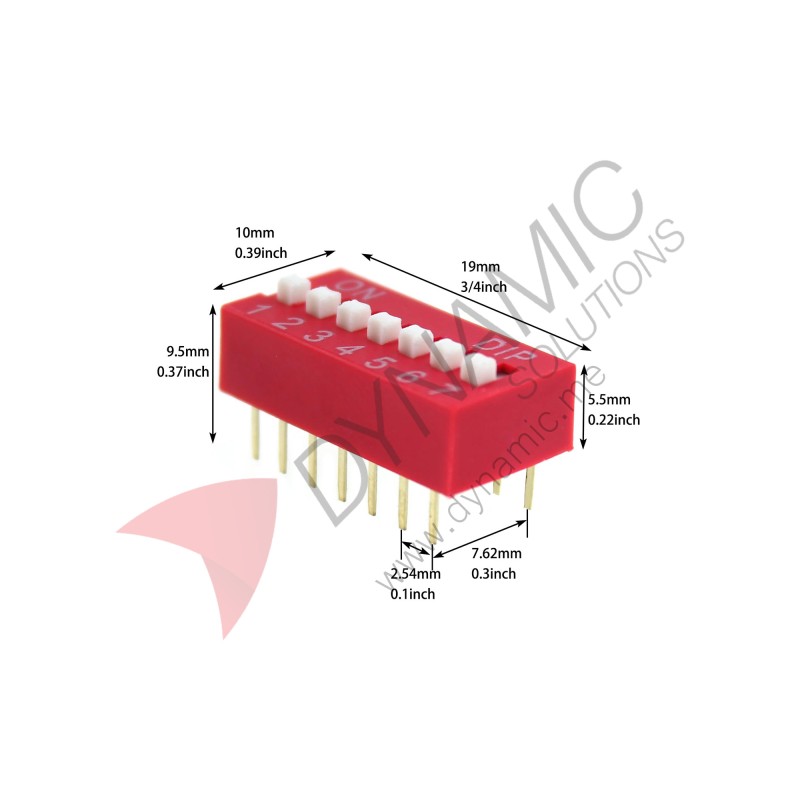 DIP Switch 7 Poles