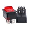 Rocker Switch with LED 4 Pins ON OFF 