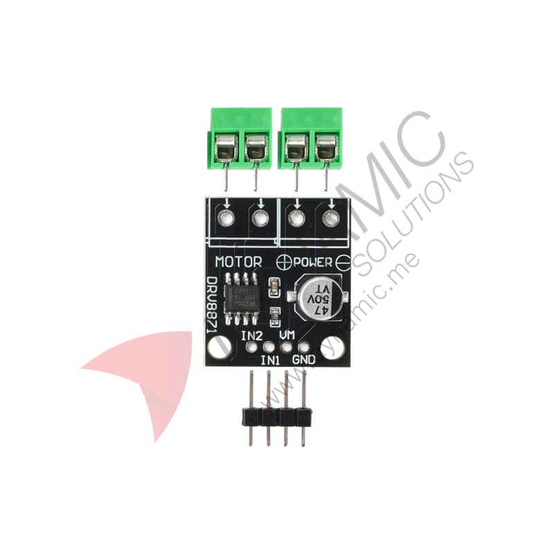 DRV8871 Brushed DC Motor Driver Breakout 45V 3.6A DRV8871 Brushed DC Motor Driver Breakout 45V 3.6A