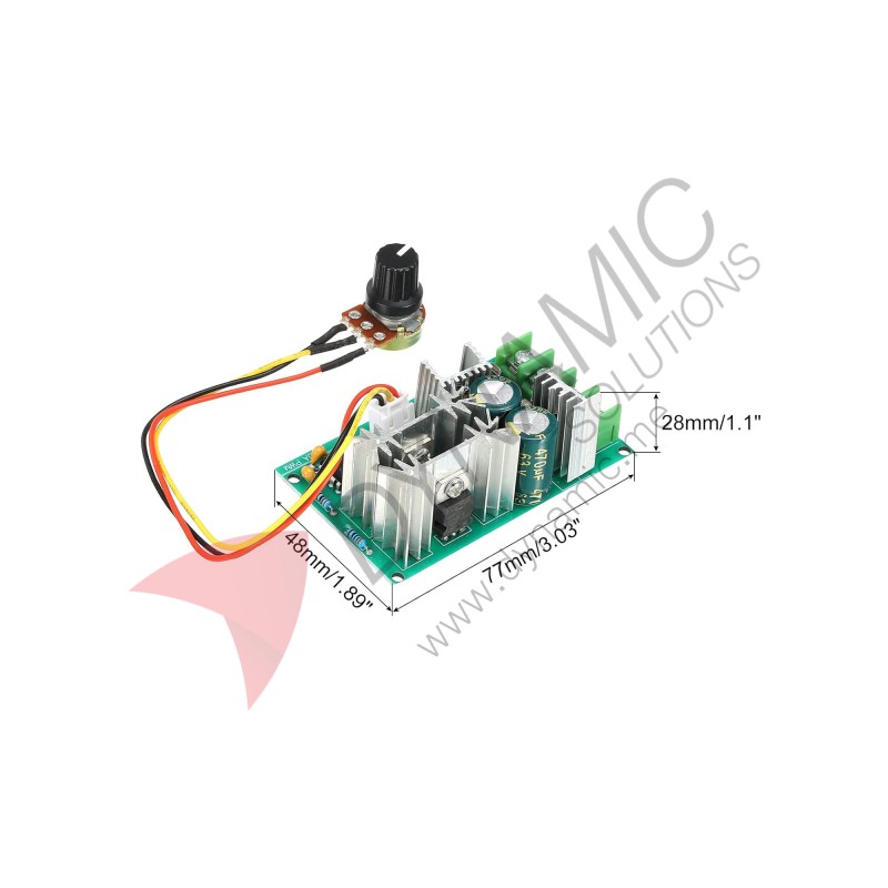 PWM DC Motor Speed Control 10-60V 20A PWM DC Motor Speed Control 10-60V 20A