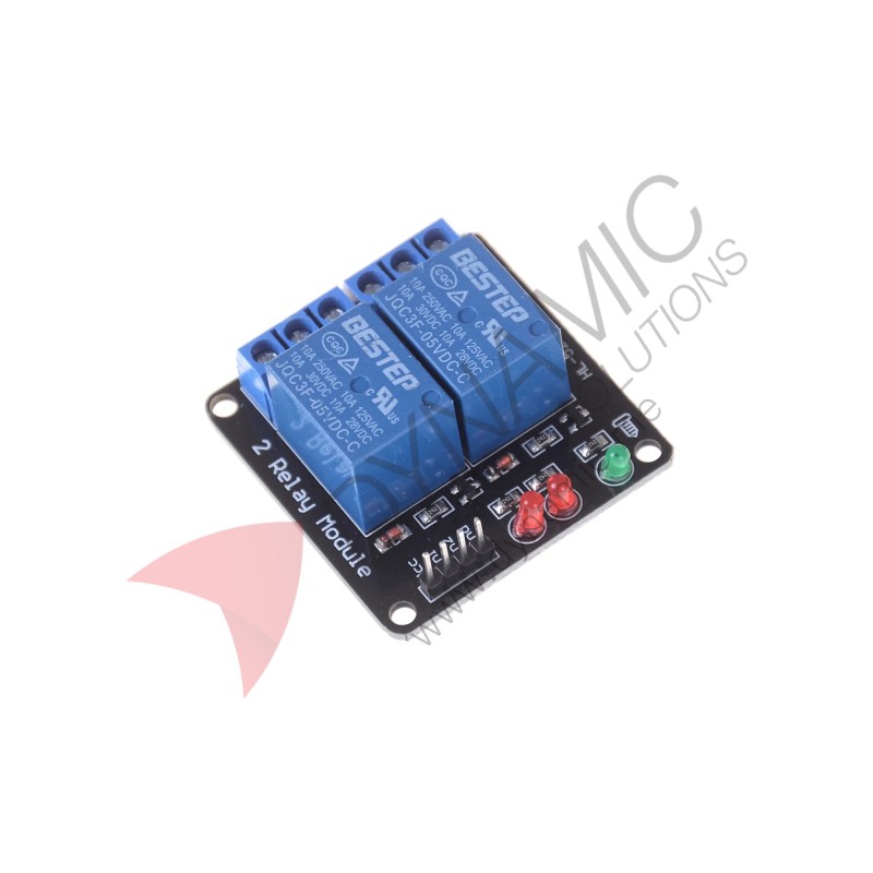 Relay 2 Channels 5V with LED