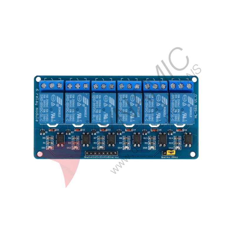 Relay Module 6 Channel 5V 10A
