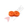 Car Wheel Pulley  Orange 1.9mm Hole - 10Pcs