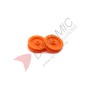 Car Wheel Pulley  Orange 1.9mm Hole - 10Pcs