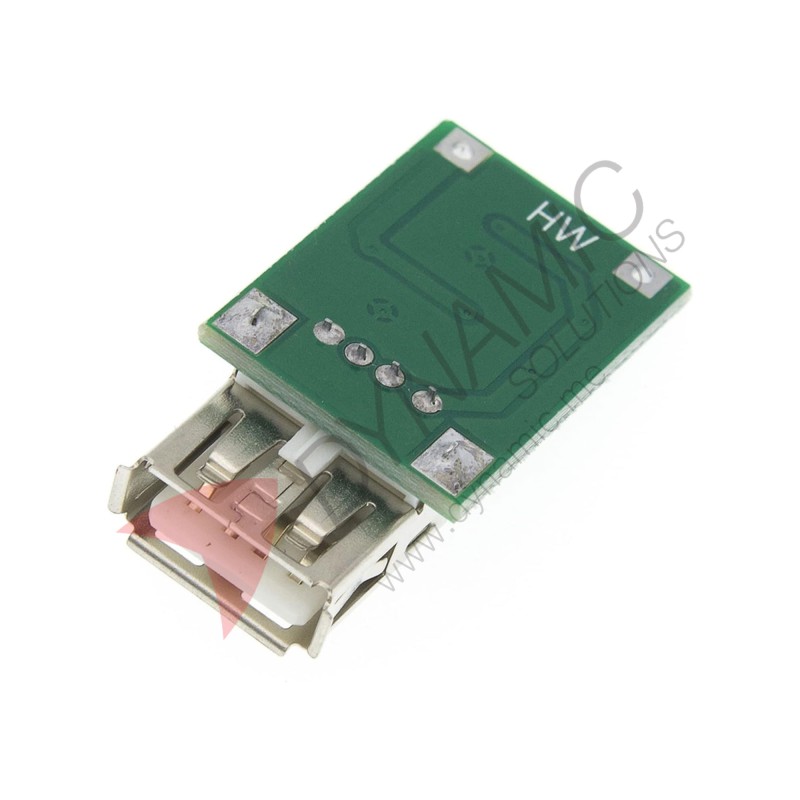 DC-DC Boost Converter 0.9V-5V to 5V 600MA USB Output