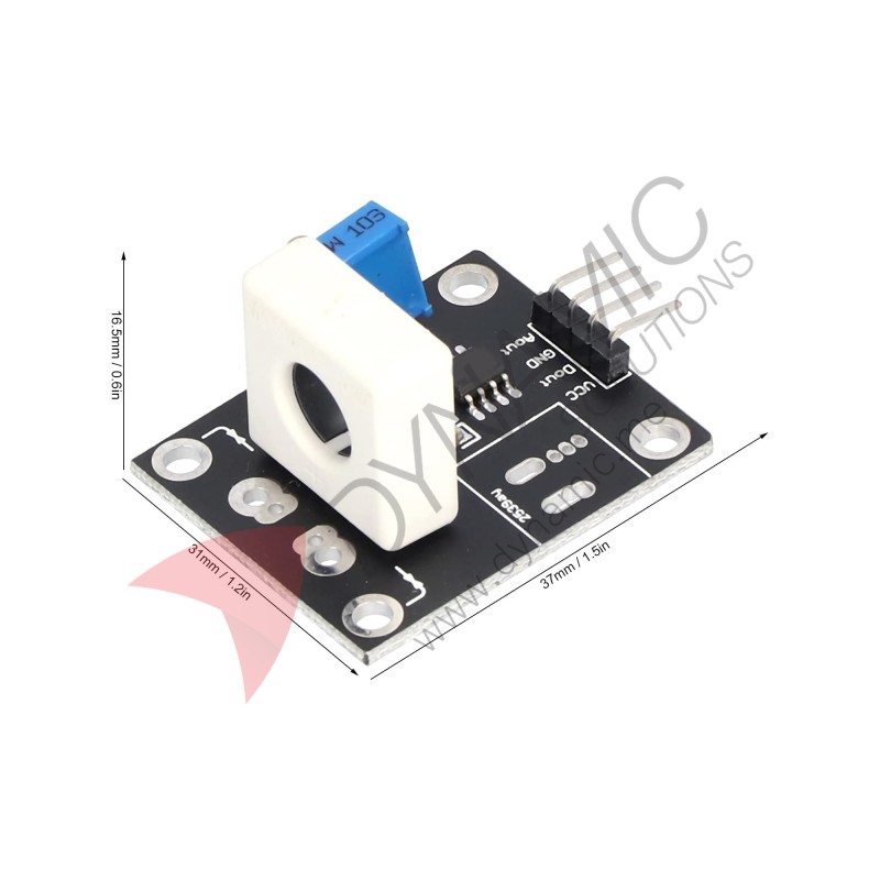 Hall Current Sensor Module WCS1700 – 70A 