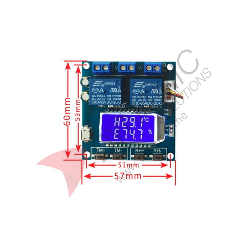 XY-TR01 Temperature Humidity Controller Incubator Hygrometer