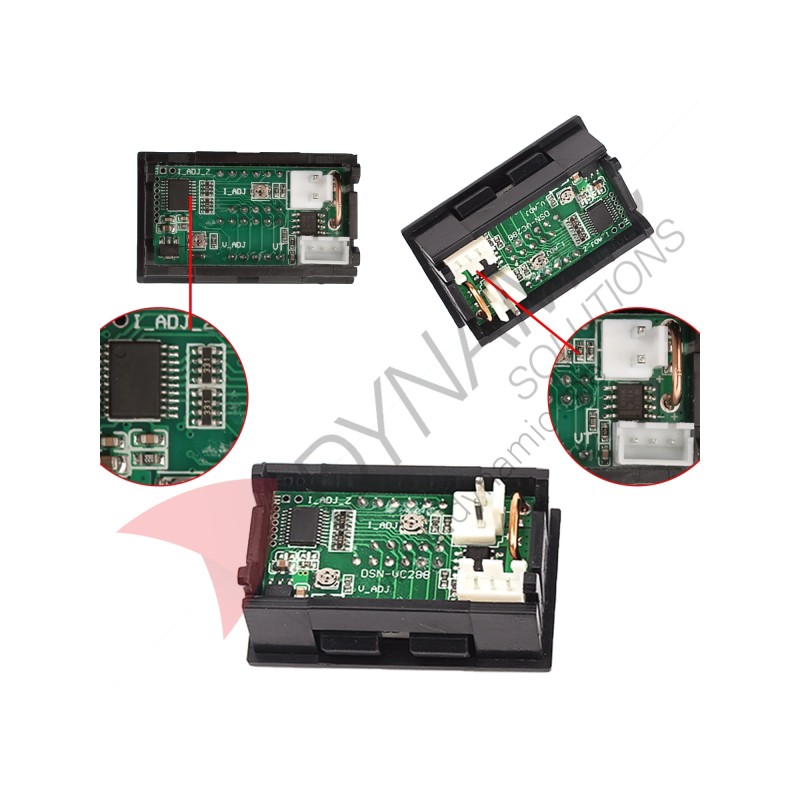 Digital Voltmeter Ammeter DC 100V 50A