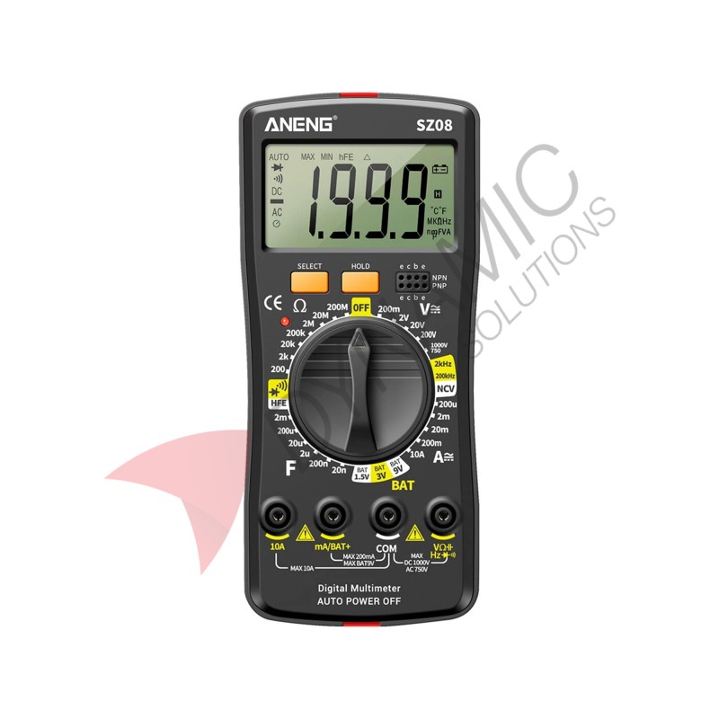 ANENG SZ08 Ultra-thin Digital Multimeter, Auto Voltmeter