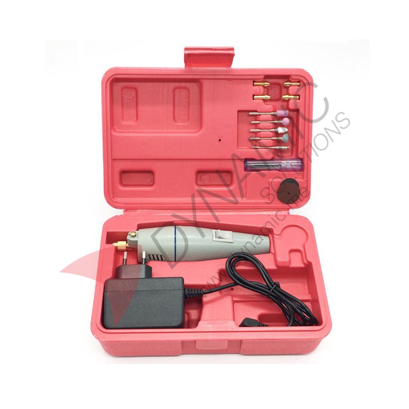 Mini Electric Drill & Grinder Kit Slite P500-10 (12V) 
