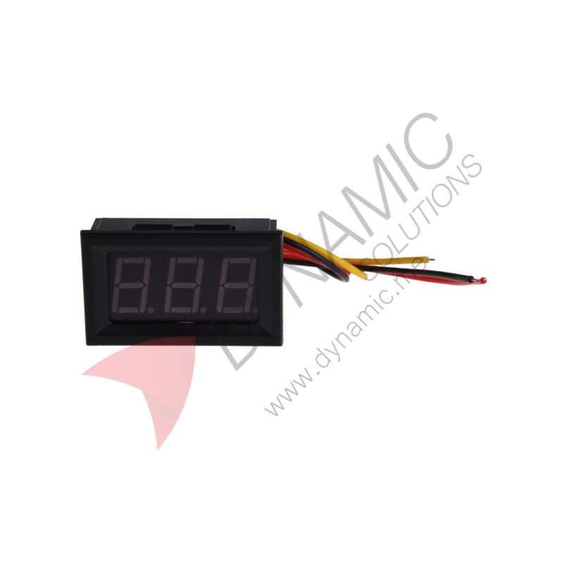Mini Digital Voltmeter DC 0V To 99.9V Red