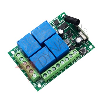 Wireless Control Switch/Relay DC 12V 10A with 2 Remote KR2204-4 Wireless Control Switch/Relay DC 12V 10A with 2 Remote KR2204-4