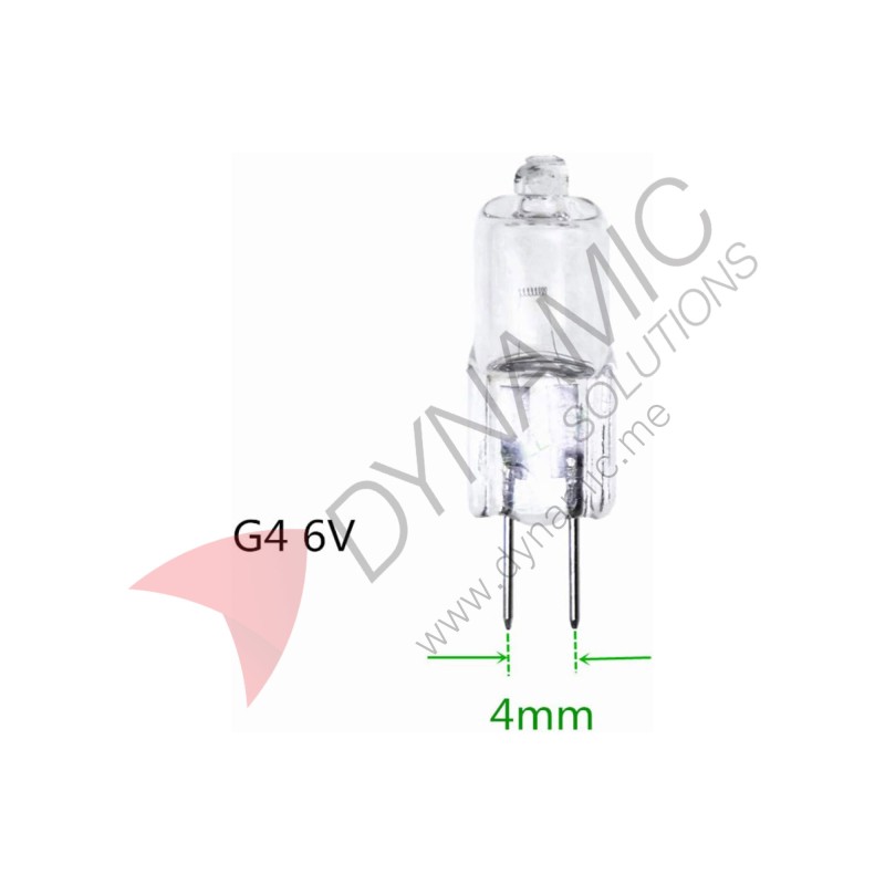Halogen Bulb 6V 30W G4 Halogen Bulb 6V 30W G4