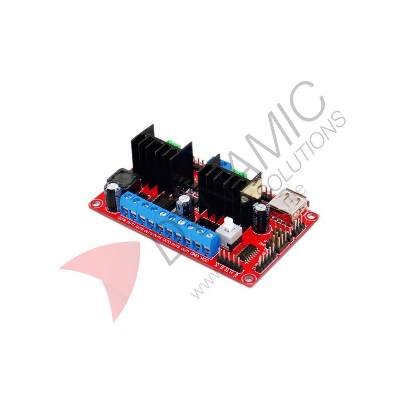 L298N V3 Four DC Motor Driver Module
