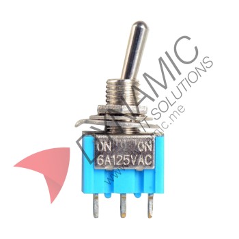 3 Pin Toggle Switch ON-ON MTS-102 3 Pin Toggle Switch ON-ON MTS-102