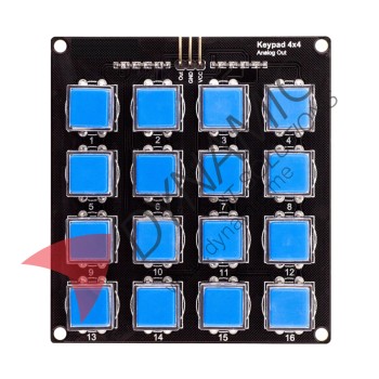 Keypad 16 Key 4x4 Matrix Analog Out