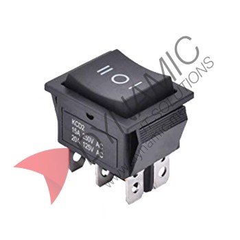 Switch 3 Way ON-OFF-ON 5A (6 pins)