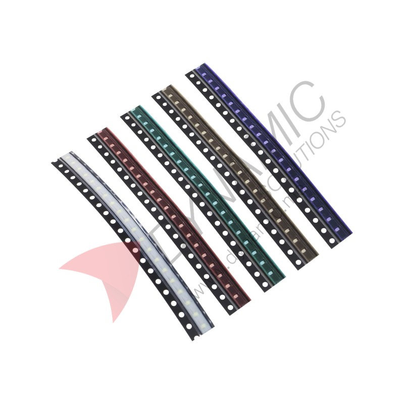 0603 SMD LED Kit 5 Colors 100pcs