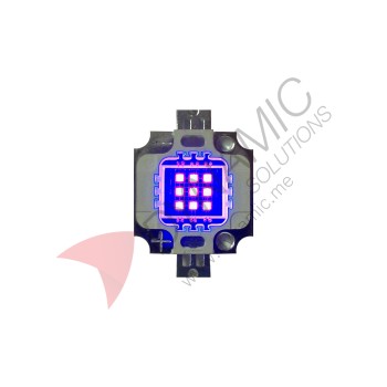 10W High Power LED UV Light 395-400nm