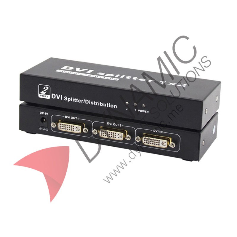 DVI Splitter 1 IN - 2 OUT - 1920 x 1200 DVI Splitter 1 IN - 2 OUT - 1920 x 1200