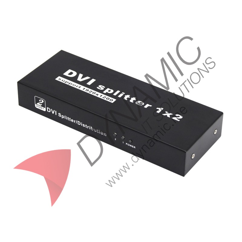 DVI Splitter 1 IN - 2 OUT - 1920 x 1200 DVI Splitter 1 IN - 2 OUT - 1920 x 1200