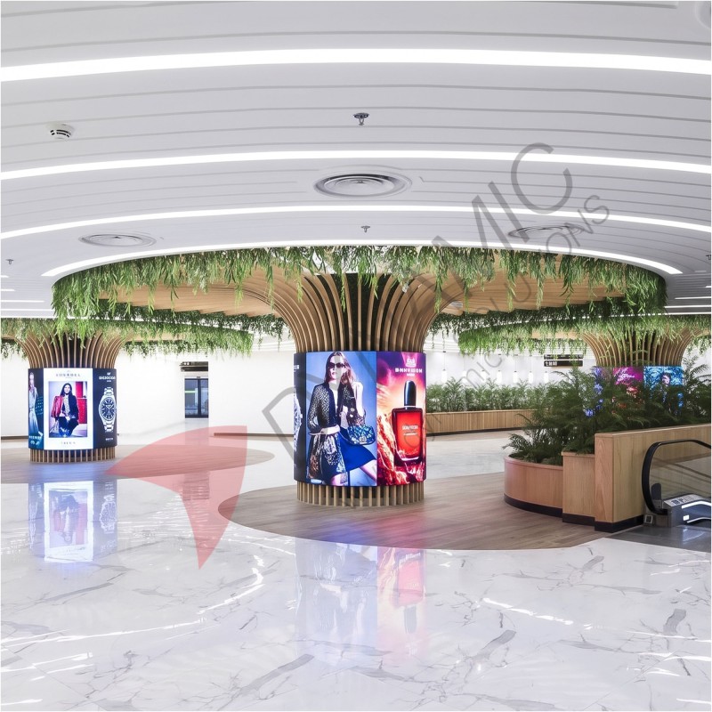 Curved Indoor LED, P1.9, 1R1G1B, Real Pixel