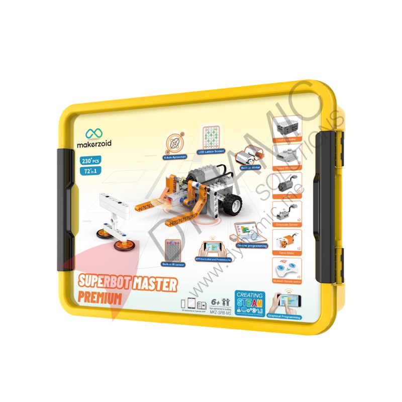 Makerzoid Superbot Master Premium - 230+ Bricks (Age 6+) Makerzoid Superbot Master Premium - 230+ Bricks (Age 6+)