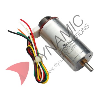 DC Motor with Gearbox and Encoder JGA25-370