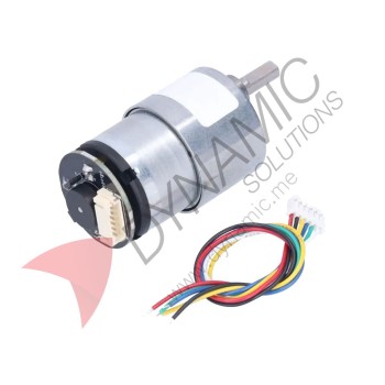 DC Motor with Gearbox and Encoder JGB37-520 12V 178RPM
