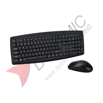 Micropack Wireless Keyboard and Mouse, Black KM-203W Micropack Wireless Keyboard and Mouse, Black KM-203W