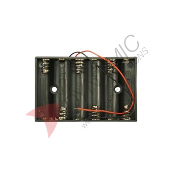 Battery Holder Case 6xAA 9V