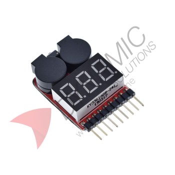 Lipo Battery Voltage Tester with Alarm
