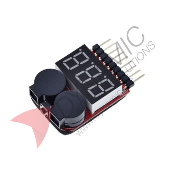 Lipo Battery Voltage Tester with Alarm