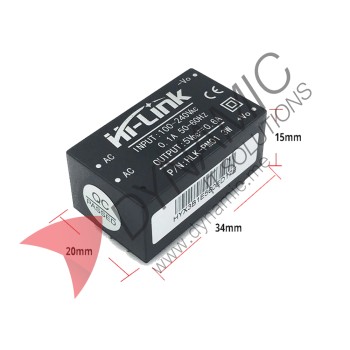 Hi-Link Power Supply Mini AC-DC 220V To 5V Hi-Link Power Supply Mini AC-DC 220V To 5V
