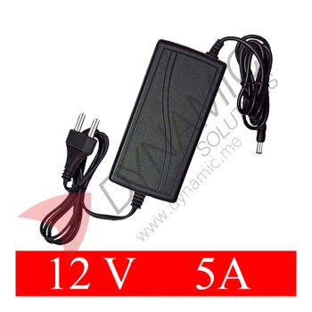 Power Supply Adapter DC Plug - 12V 5A