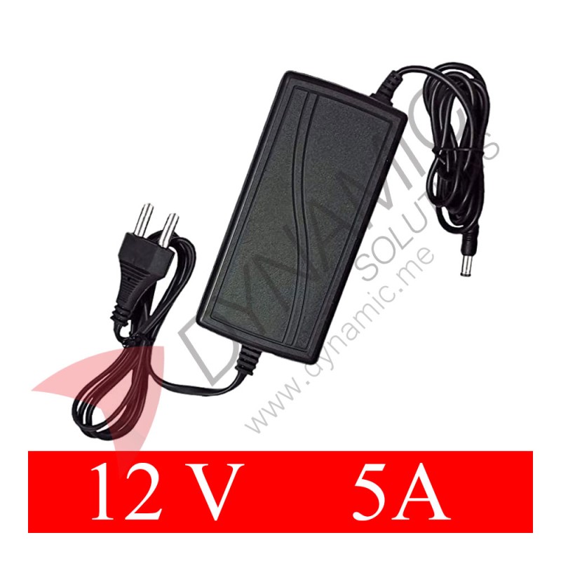 Power Supply Adapter DC Plug - 12V 5A Power Supply Adapter DC Plug - 12V 5A