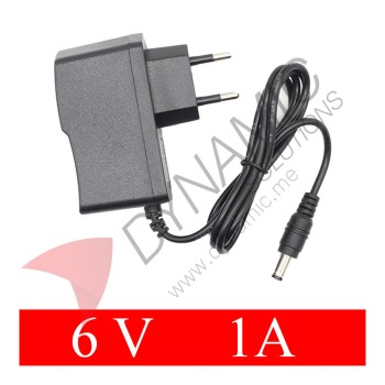 Power Supply Adapter DC Plug - 6V 1A