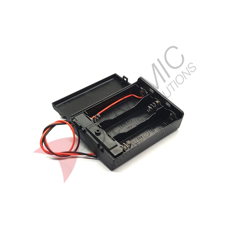 Battery Holder Case 3xAA with Switch