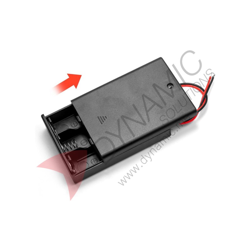 Battery Holder Case 3xAA with Switch