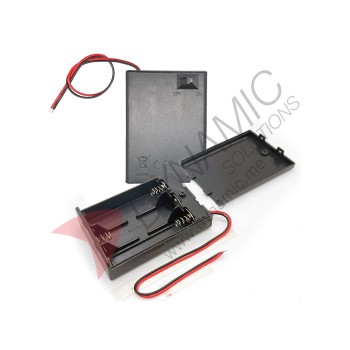 Battery Holder Case 3xAA with Switch