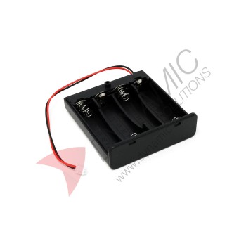 Battery Holder Case 4xAA with Switch