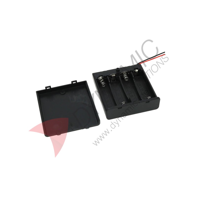 Battery Holder Case 4xAA with Switch