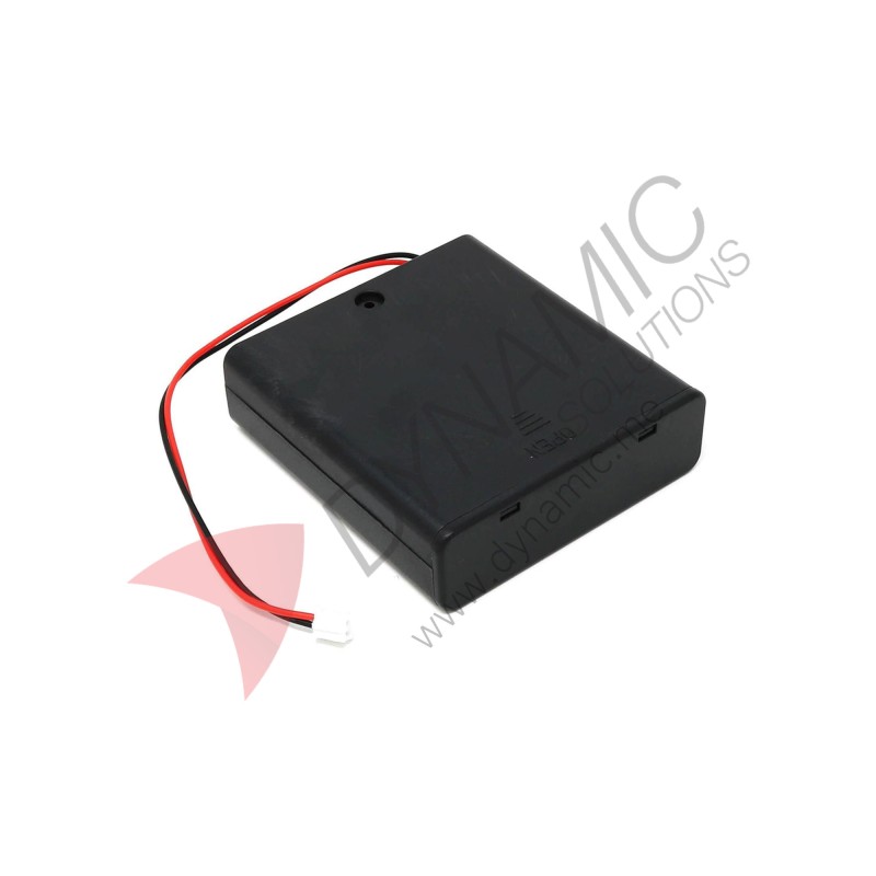 Battery Holder Case 4xAA with Switch