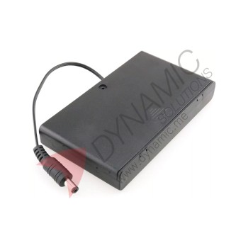 Battery Holder Case 8xAA with Switch and DC connector