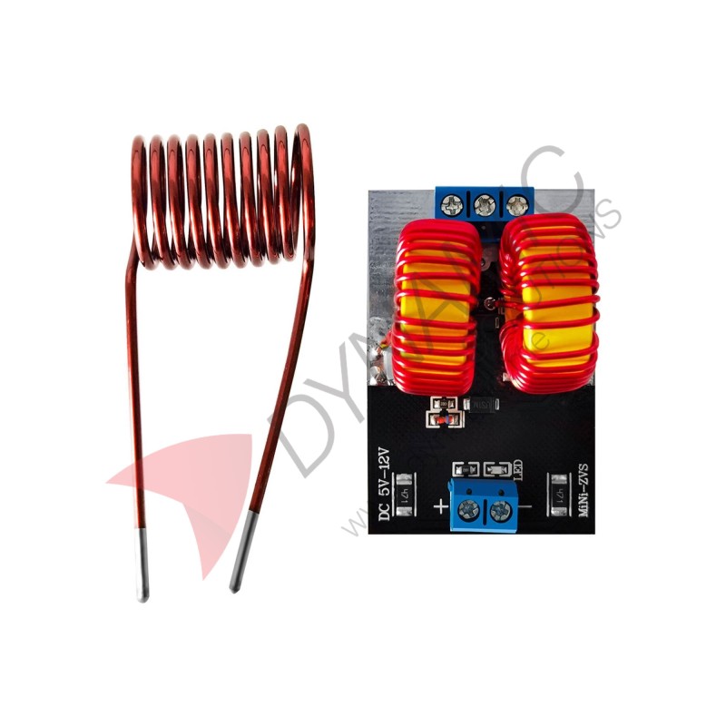 Induction Heating Power Supply Module with Coil - 5V-12V