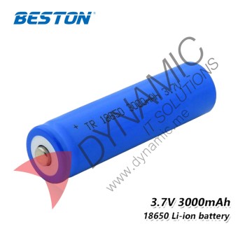 Beston Battery Li-ion Rechargeable 3.7V 3000mAh 18650